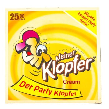 25x 20ml Kleiner Klopfer Cream 17% Vol.