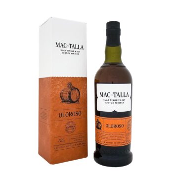 Mac-Talla Islay Single Malt Oloroso + Box 700ml 54,8% Vol.