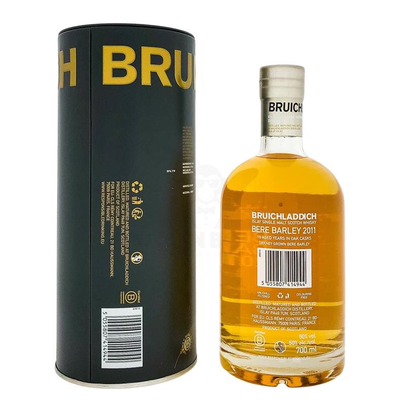 Bruichladdich Bere Barley 2011 700ml + Box 50% Vol.