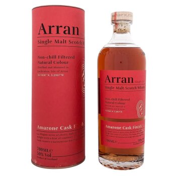 Arran Single Malt Amarone Finish + Box 700ml 50% Vol.